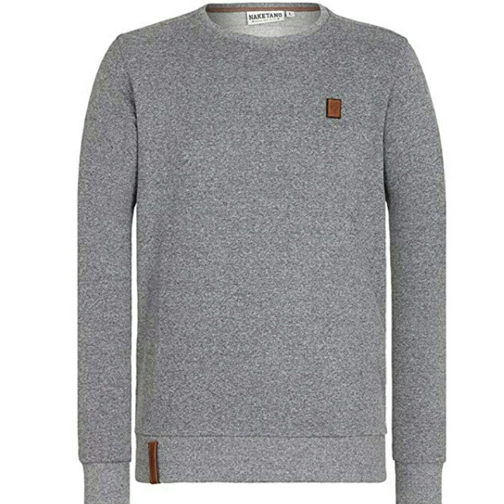 Naketano Men's Sweater Large NWT grey